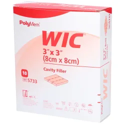 PolyMem WIC Wundfüller 8x8cm steril (10 Stk)