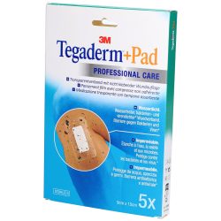 3M Tegaderm+Pad 9x15cm, Wundkissen 4.5x10cm (5 Stk)