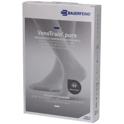 Bauerfeind VenoTrain Pure AD Ccl2 L n/l Kniestrümpfe mit geschlossenem Fuß, schwarz