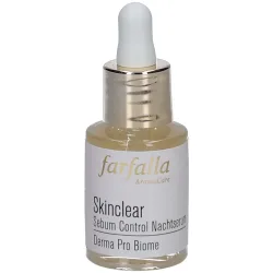farfalla - SkinclearSebumControlNachtserum,DermaProBiome, 15 ml