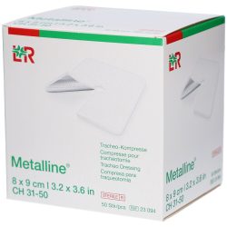 Metalline Tracheo Kompresse 8x9cm steril (50 Stk)