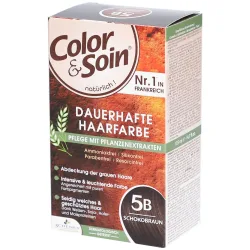 Color & Soin - Coloration permanente 5B Marron Chocolat, 135 ml