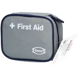 FLAWA Taschenapotheke Etui, Erste-Hilfe-Set, grau (1 Stk)