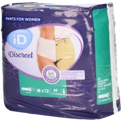 iD Inkontinenz-Slip, super, Discreet Pants Women, Größe: M
