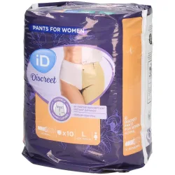 iD Inkontinenz-Slip, normal, Discreet Pants Women, Größe: L