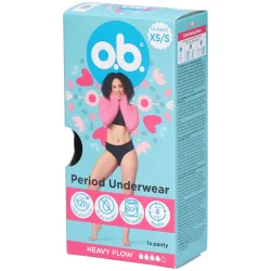 o.b. - Periodenslip XS/S, für Damen, Größe XS/S