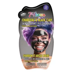 7th Heaven Peel-Off Mask Charcoal & Black Clay 10 ml