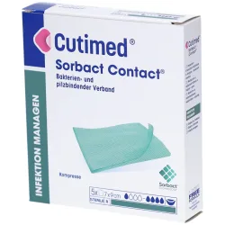 Cutimed Sorbact Kompressen, 7x9cm (5 Stk)