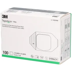 3M Tegaderm Film Transparentverband, 6x7cm (100 Stk)