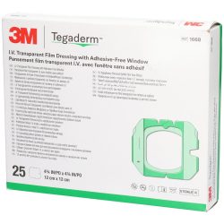 3M Tegaderm Transparenter IV-Filmverband 12 x 12 cm