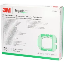 3M Tegaderm Transparenter IV-Filmverband 12 x 12 cm
