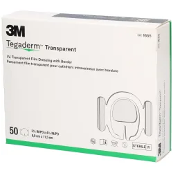 3M Tegaderm I.V. Film Dressing, 12x12cm (50 Stk)