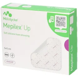 Mepilex Up Silikon-Schaumverband, 5x5cm (5 Stk)
