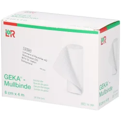 GEKA Mullbinde 6cmx4m (20 Stk)