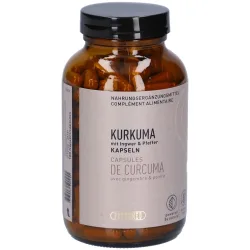 Phytomed Kurkuma mit Ingwer und Pfeffer Kapseln (180 Stk)