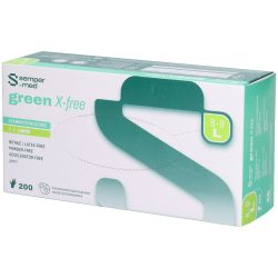 sempermed green X-free Nitril-Untersuchungshandschuh, Grösse L, Breite 110mm (200 Stk)