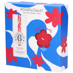 Roger & Gallet Gingembre Rouge Geschenkset mit Parfümwasser 100 ml + Kerze