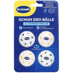 Scholl - OdorX Sneaker Balls, 4 Stück