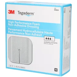 3M Tegaderm High Performance Foam Schaumkompresse 8.9x8.9cm non adhäsiv 10 Stk