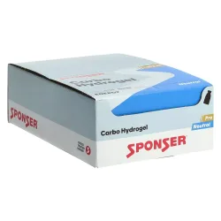 Sponser Carbo Hydrogel Neutral 20 x 60 g Energy Gel Weiss, Herren, Größe: ONE SIZE