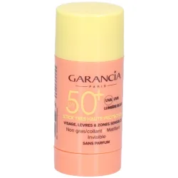 Garancia - Stick Solaire Invisible SPF50+ Stick très haute protection solaire, 15 g