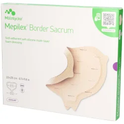 Mepilex Border Sacrum Schaumverband, 22x25cm (5 Stk)