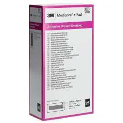 3M Medipore + Pad 10x20cm, Wundkissen 5x15cm (25 Stk)