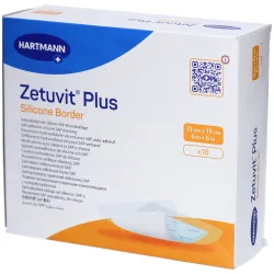 Hartmann Zetuvit® Plus Silicone Border ? Hydrokolloid-Wundauflagen 15 x 15 cm