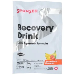 Sponser Recovery Drink Strawberry-Banana Btl 60 g
