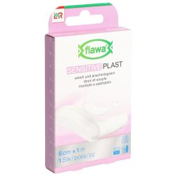 Flawa Sensitive Plast Pflaster 6 cm x 1 m