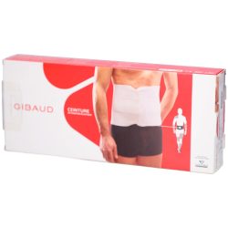 GIBAUD Bauchgurt elastisch, Grösse 3, 91-105cm, weiss (1 Stk)