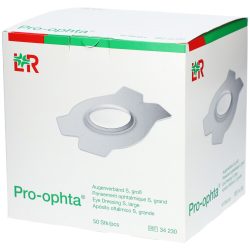 Pro-ophta S Augenverband L durchsichtig (50 Stk)
