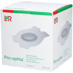 Pro-ophta D Augenverband lichtdicht hautfarbig (50 Stk)