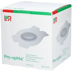 Pro-ophta D Augenverband lichtdicht hautfarbig (50 Stk)