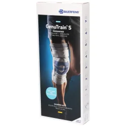 Bauerfeind GenuTrain S Aktivbandage Gr6 links titan