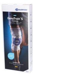 GENUTRAIN S Aktivbandage Grösse 2, links, titan (1 Stk)