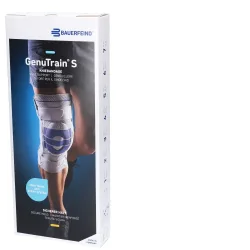 GENUTRAIN S Aktivbandage Grösse 2, links, titan (1 Stk)