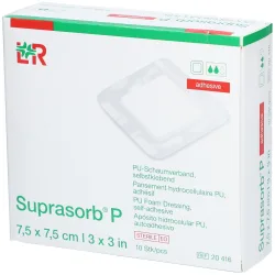 Suprasorb P Schaumverband 7.5x7.5cm selbstklebend (10 Stk)