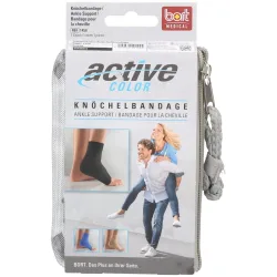 Bort ActiveColor Knöchelbandage S -21cm schwarz