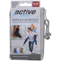 bort ActiveColor Knöchelbandage M -23cm schwarz (1 Stück)