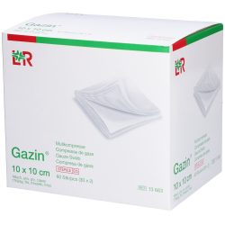 Gazin Mullkompressen, 10x10cm, 16-fach, steril (60 Stk)