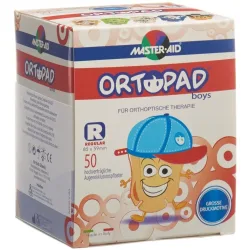 ORTOPAD Occlusionspflaster Regular Boys ab 4J. 85x59mm (50 Stk)