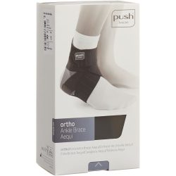 push Fussgelenkband 34-40cm recht grau (1 Stück)