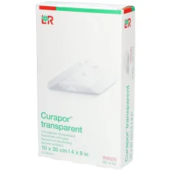 Curapor transparent Wundverband, 10x20cm (25 Stk)