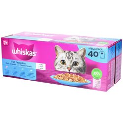 whiskas - Fisch Auswahl Senior in Gelee 40x85g, Promotion, 3400G