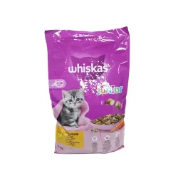 Whiskas Junior - Trockenfutter mit Huhn für Kätzchen zwischen 2 und 12 Monaten