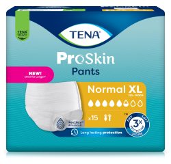 TENA ProSkin Pants Normal, Grösse XL, Hüftumfang 120-160cm (15 Stk)