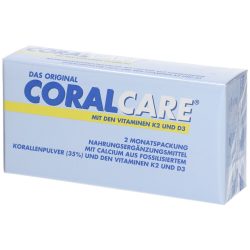 Coralcare® mit Vitamin D3 und K2 2-Monatspackung