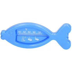 Badethermometer Fisch blau