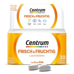 Centrum Frisch & Fruchtig Multivitamin ? Leckeres, hochwertiges Nahrungsergänzungsmittel mit Mikronährstoffen ? Für die ganze Familie ? Vitamine, Mineralstoffe, Spurenelemente
